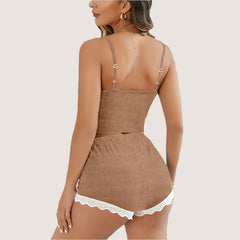 Dreamy Do Nothing Womens Set BROWN - KOSMICOS