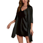 Midnight Kisses Women's Sleep Set BLACK N- KOSMICOS