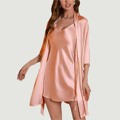 Midnight Kisses Women's Sleep Set PINK - KOSMICOS