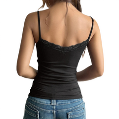 Snooze Muse Summer Women Camisole BLACK - Kosmicos