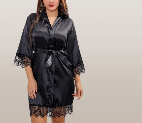 Slow Motion Women Nightgown Robe - Kosmicos
