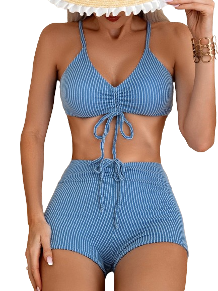 Happy Bliss Bikini Shorts Swimwear Set - Kosmicos